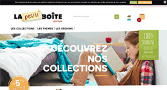 Desktop Screenshot of lapetiteboite-edition.fr