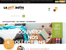 Tablet Screenshot of lapetiteboite-edition.fr